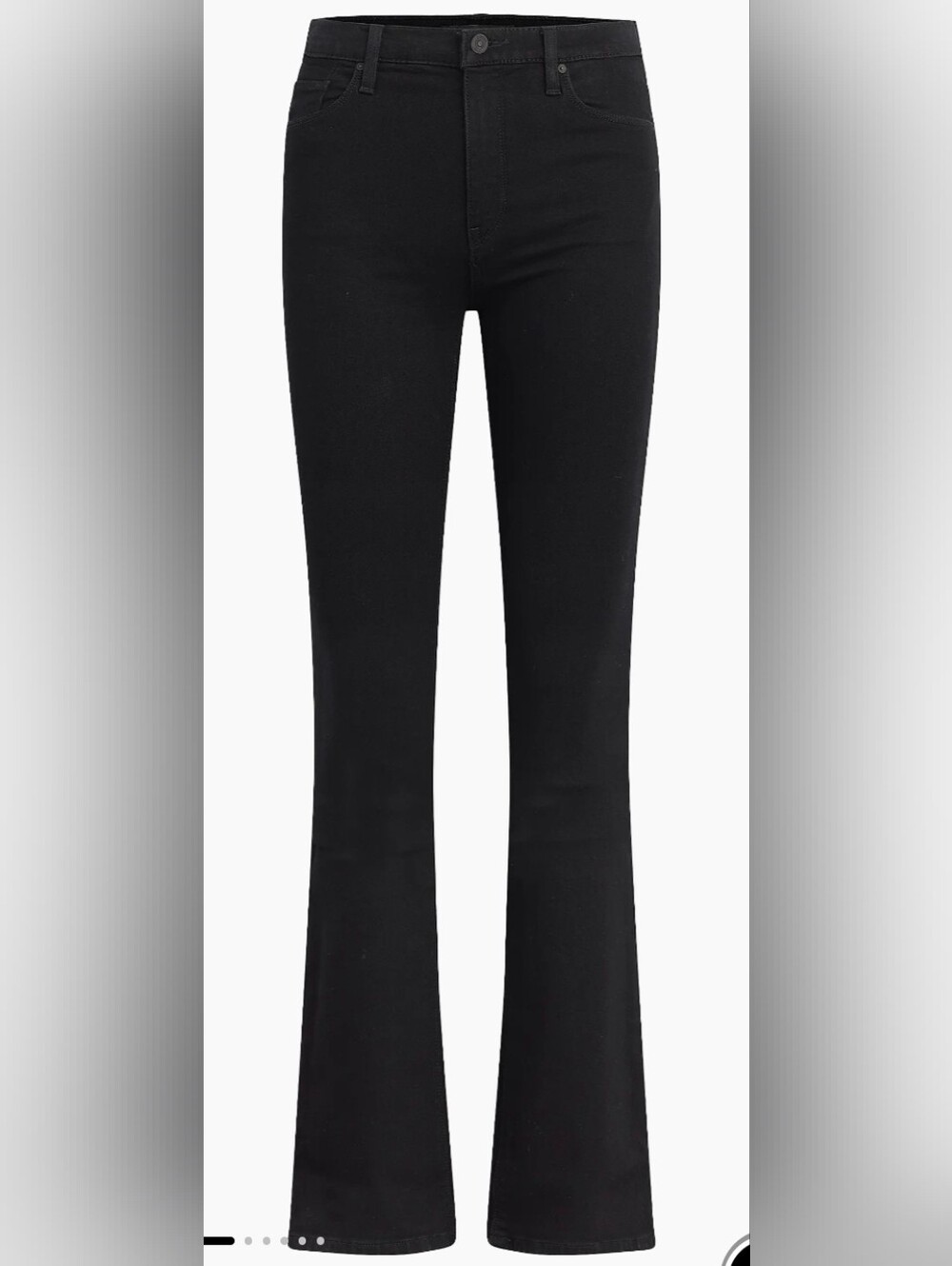 NWT High-Rise Jet Black Bootcut Slim Fit Women's Jeans size 26 Waist 34 Long - Picture 7 of 9